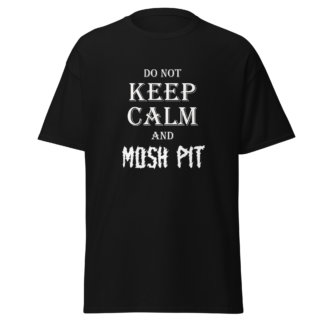 MOSHPIT - Musta Unisex T-Paita - SYANITE DESIGNS