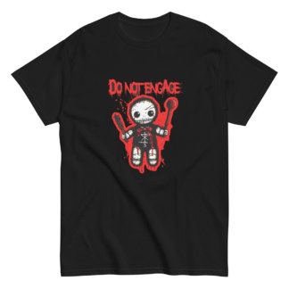 DO NOT ENGAGE - Musta Unisex T-Paita - SYANITE DESIGNS!