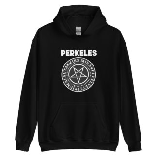 PERKELES - Musta Unisex-Huppari - SYANITE-DESIGNS!